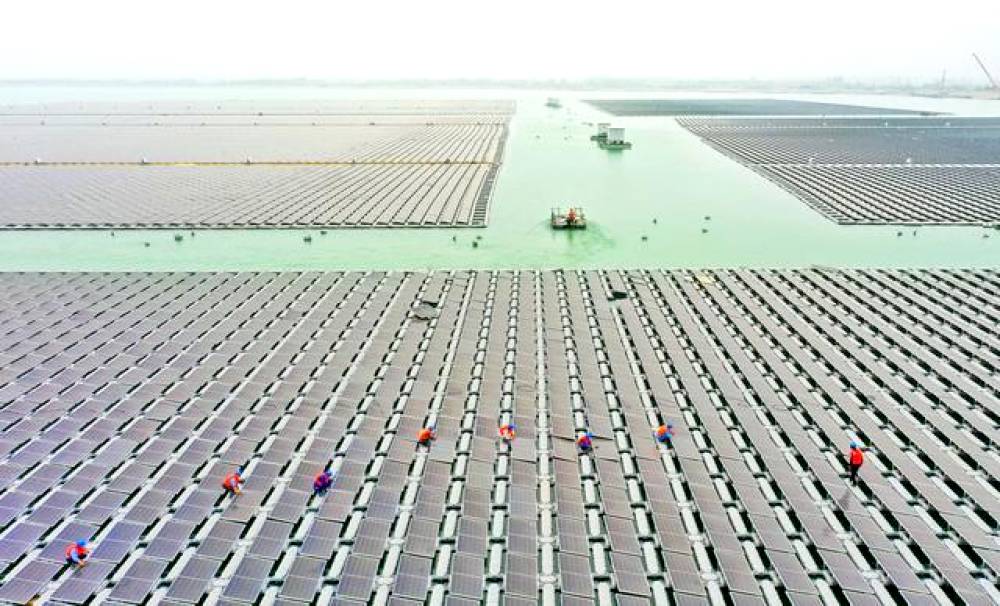 中国・徳州で世界最大規模の水上太陽光発電所が稼働