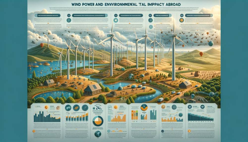 外国の風力発電と環境影響：持続可能なエネルギー源としての可能性